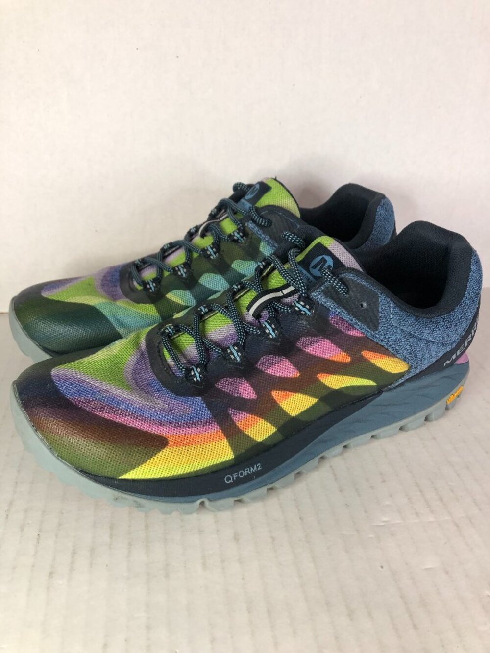 Merrell Antora 2 Womens Size 8.5 Rainbow Trail Hiking Shoes Sneakers Vibram